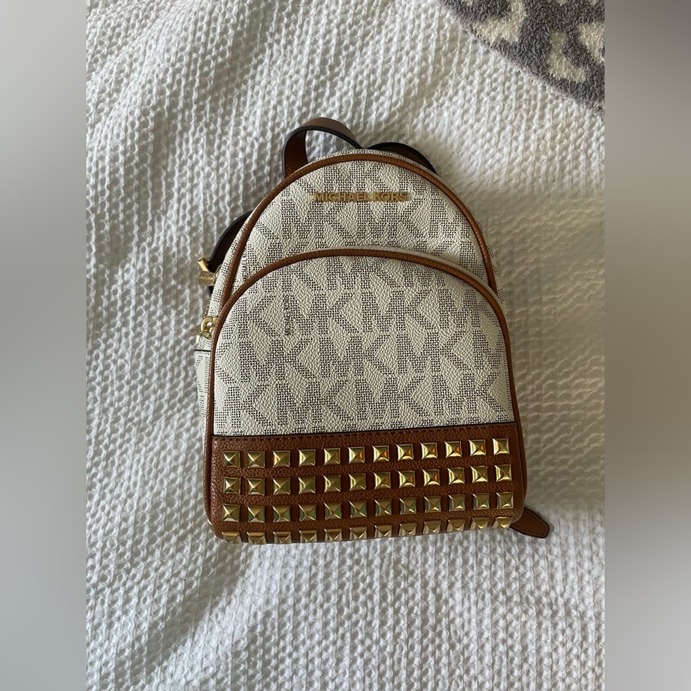 Michael Kors mini logo backpack